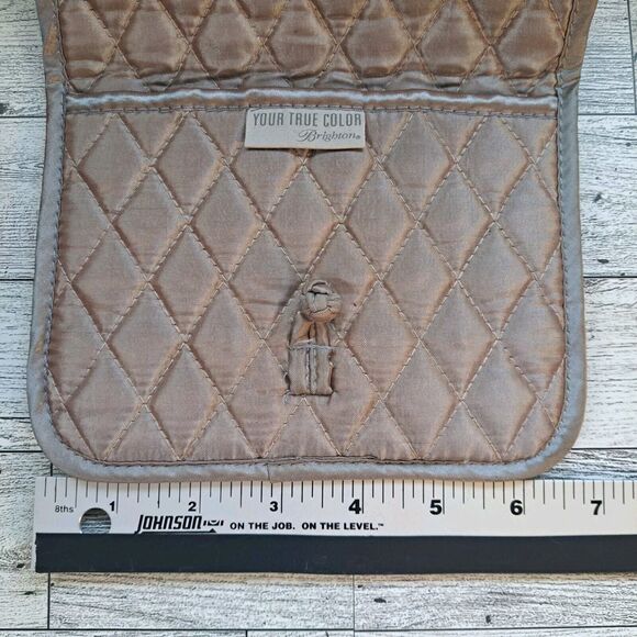 Brighton "Your True Color" Quilted Cosmetic Bag Travel Jewelry Pouch Purse 5x7" - Picture 9 of 9